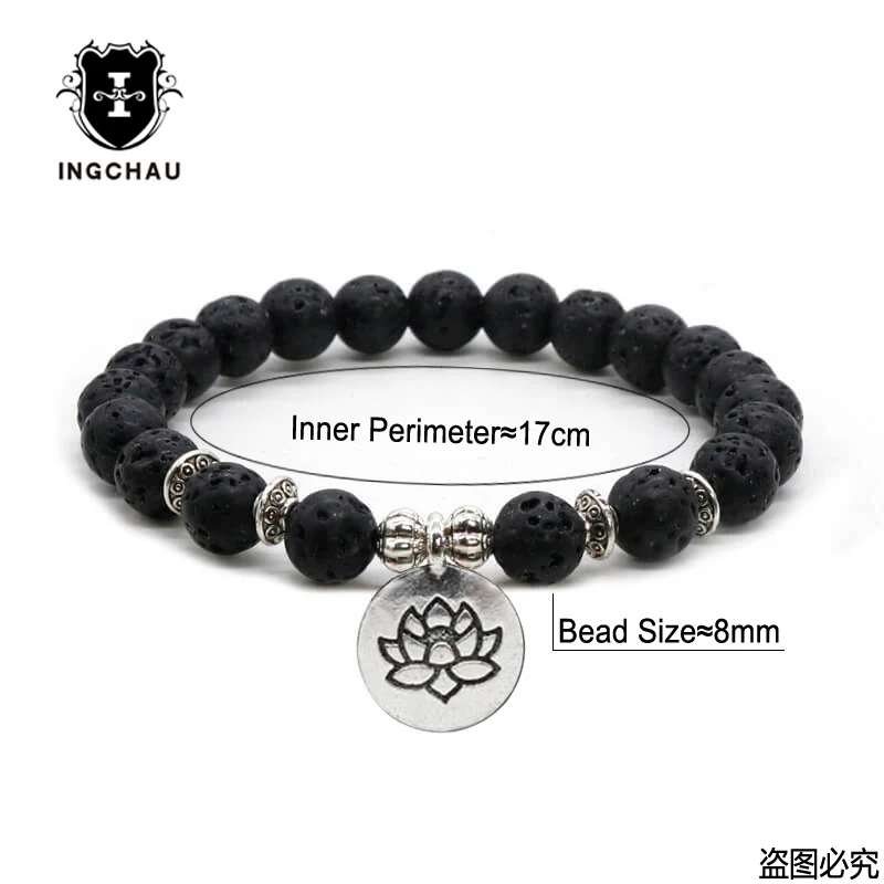 Женский браслет из натурального камня в виде лотоса и амазонита|bracelet buddha|amazonite