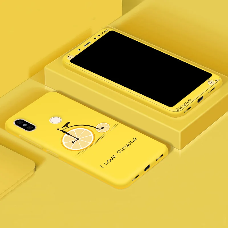 Полный Чехол для Xiaomi Mi 5x задняя крышка + закаленное стекло Redmi 5 Plus 6A |