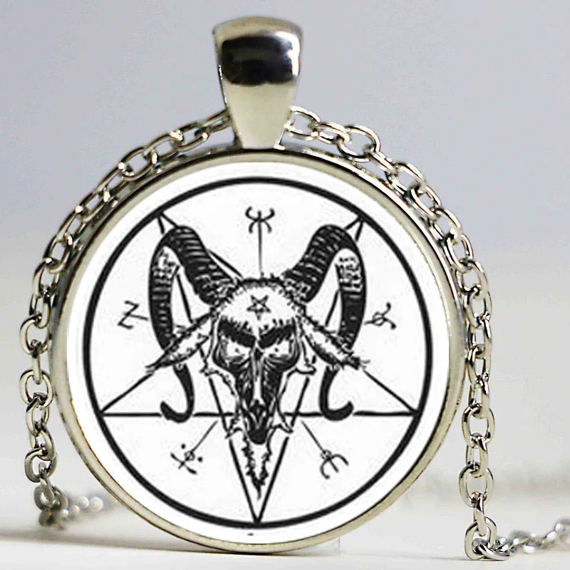 Модные ювелирные изделия Сладкая пентаграмма Baphomet арт Логотип Подвески