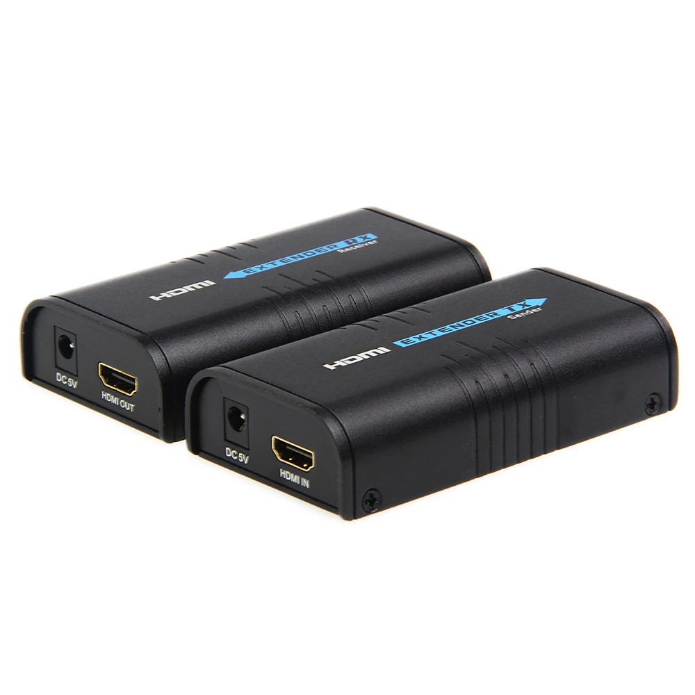 1080P HDMI удлинитель HD одноканальный Сетевой Ретранслятор до 120 м по IP/TCP UTP/STP CAT5e/Cat6 LAN