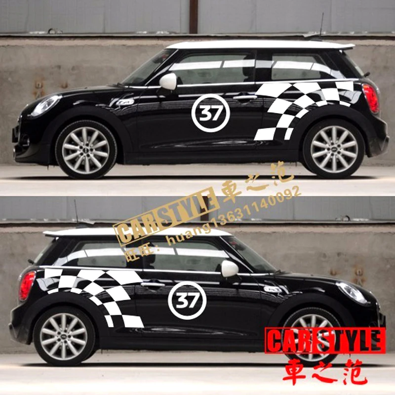 Совершенно новый Oracal стиль стикер кузова автомобиля JCW шаблон для mini cooper F56 R55 R56 R57