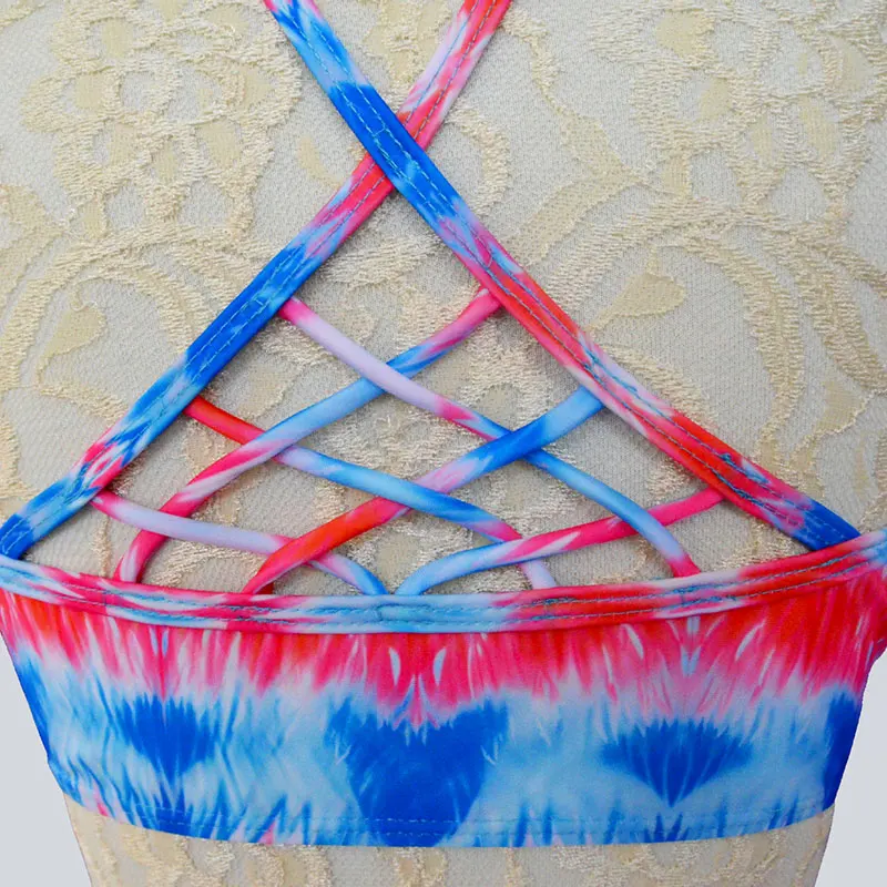 Новинка красивое бикини женский купальный костюм с цветочным принтом хит продаж