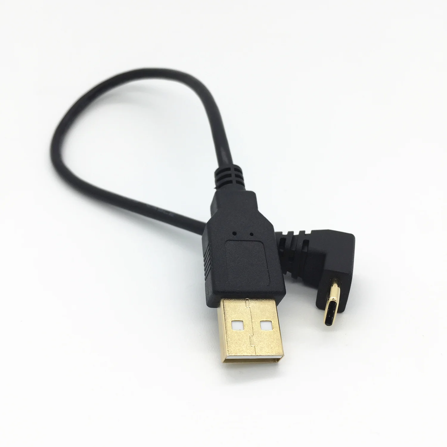 Кабель USB 2 0 A папа 90 градусов с углом наклона Type c для HUAWEI P20 PRO MATE 10 NOVA PLUS|Кабели