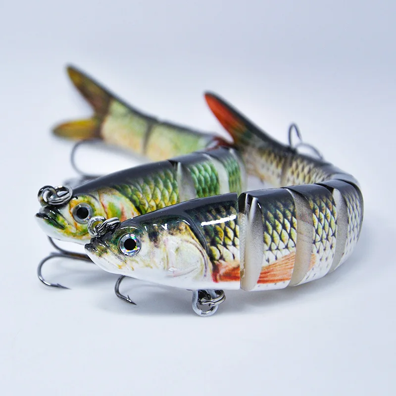 Твердая рыболовная приманка ACEXPNM 8 сегментов многосегментная искусственная для