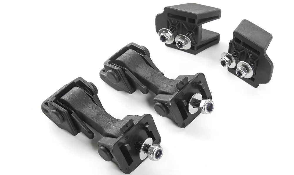 SHINEKA для Jeep Wrangler TJ 1997-2006 черный замок двигателя капот защелка крышка ABS внешний второго поколения автомобильный Стайлинг