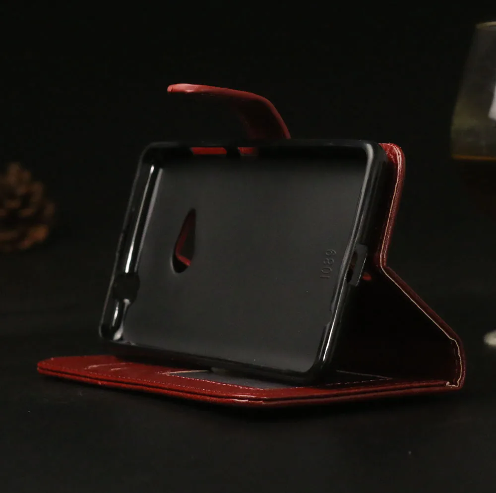 Чехол Кошелек из искусственной кожи с откидной крышкой для Microsoft Nokia Lumia 535 чехол