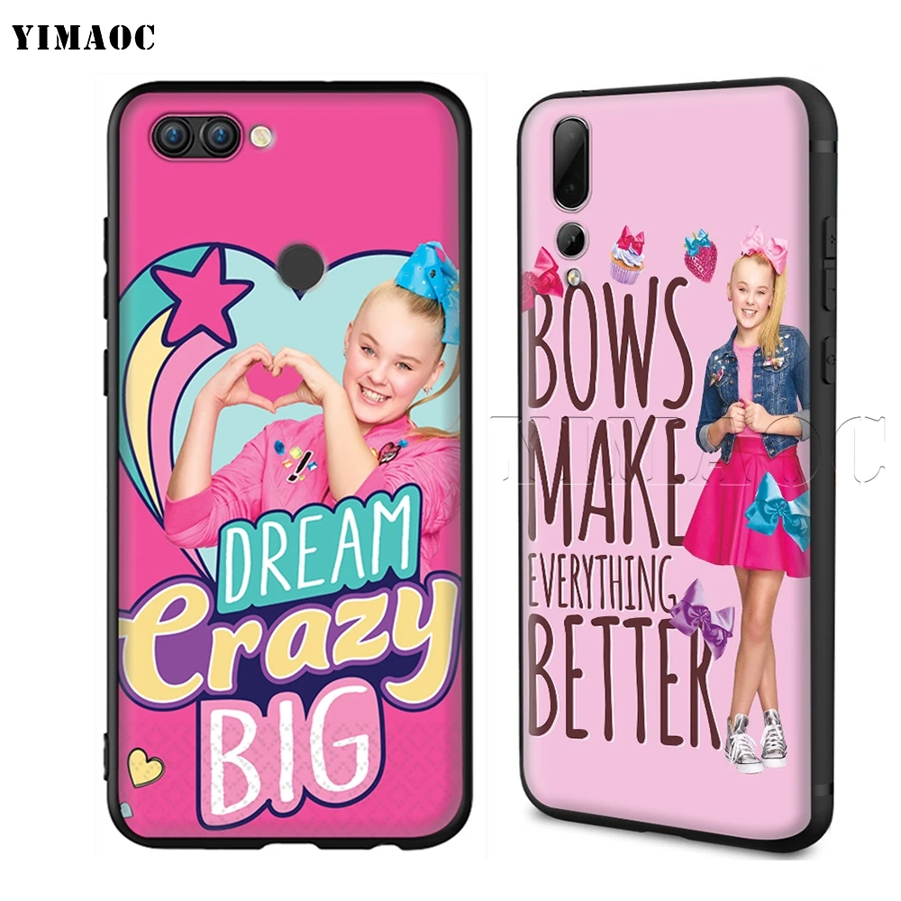 Силиконовый чехол YIMAOC Jojo Siwa для Huawei Honor 6a 7a 7c 7x8 9 10 Lite Pro Y6 Prime 2018 2017|Бамперы| |
