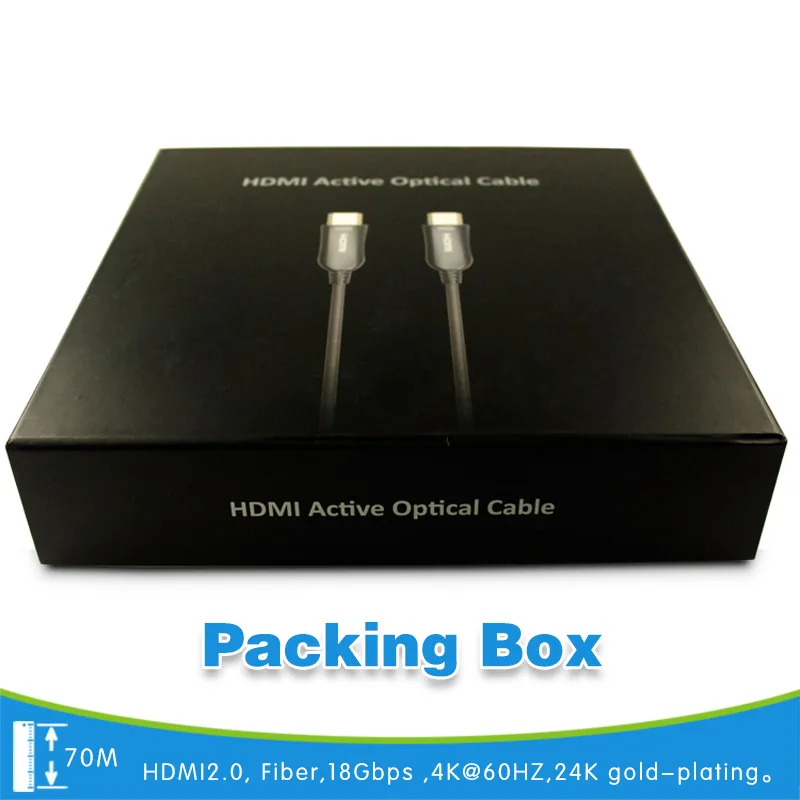 70 м волоконный кабель Поддержка HDCP2.2/CEC/EDID оптический HDMI 4 K (4096*2160) 60 Гц 18G 2 0 PLUG AND PLAY