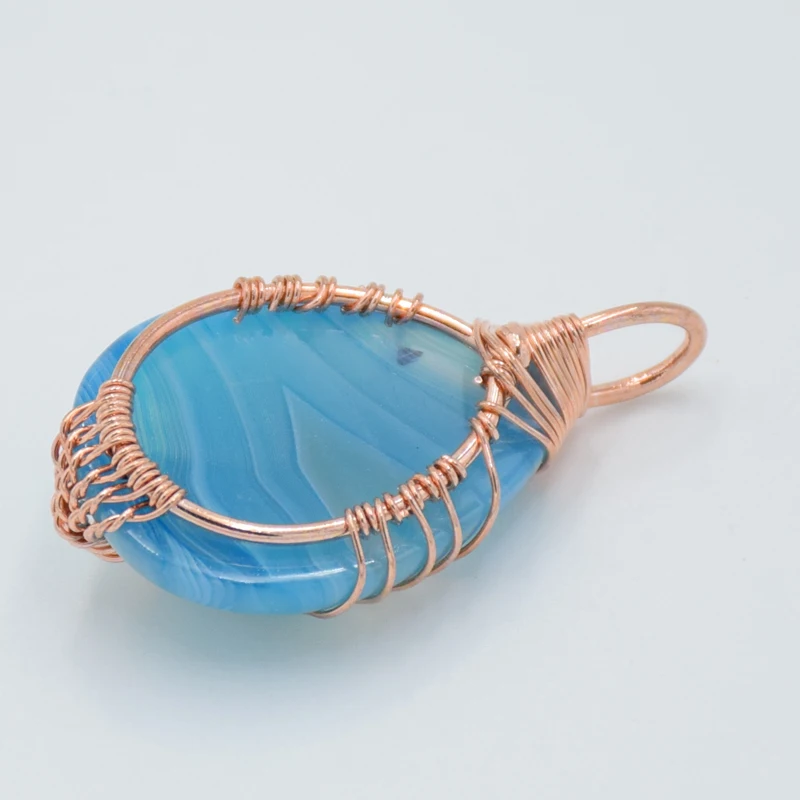 1 шт. натуральный драгоценный камень цвет розового золота ручная работа