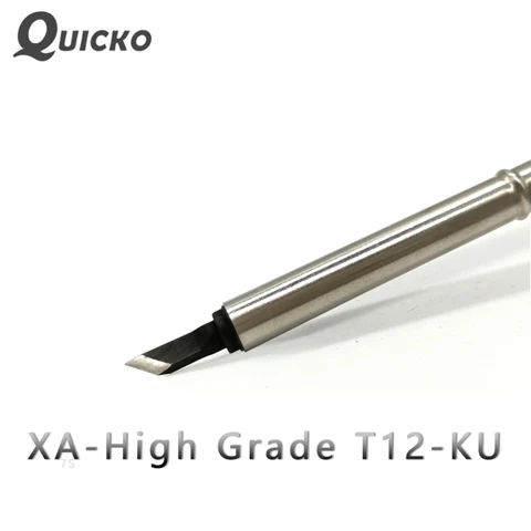 QUICKO 1 шт. XA паяльное жало T12-KU/K/BC2/D24/BL/ILS Сварочная головка для всех паяльных станций серии T12