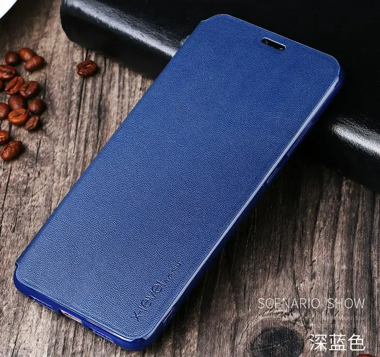 Синий X-Level кожаный флип-чехол s для huawei P30 P20 P10 mate 30 mate 20 10 Pro Plus Lite ультратонкий деловой кожаный чехол - Цвет: Синий