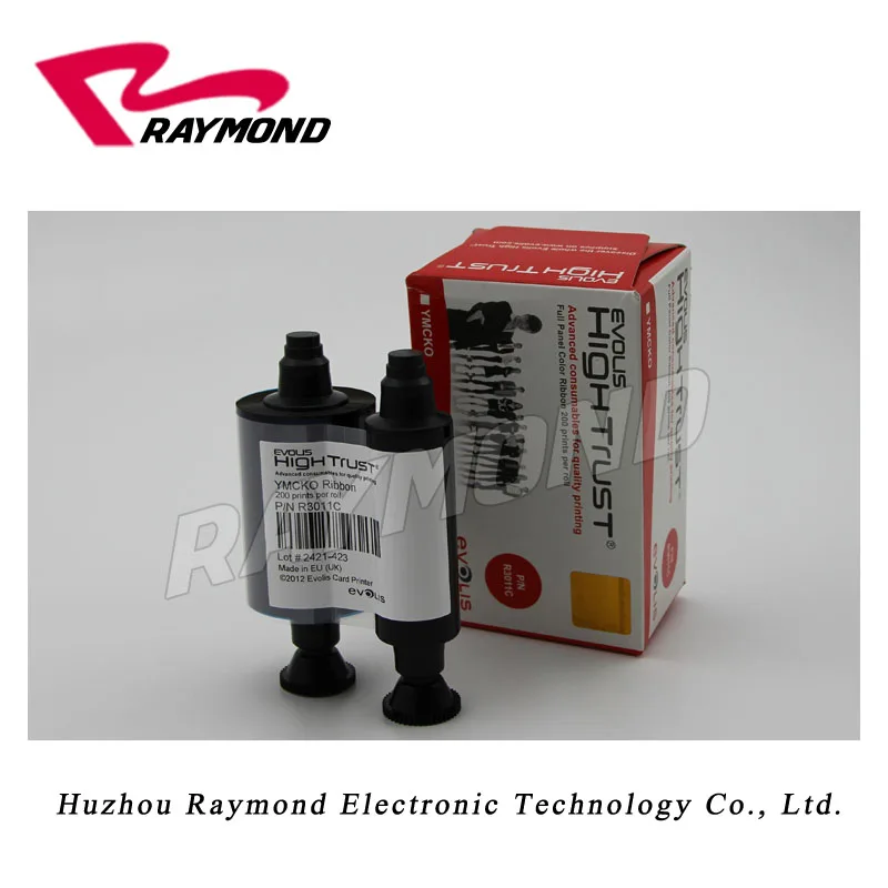 Оригинальная цветная лента Evolis R3011 R3011C YMCKO 200 принты для принтеров карт серии Pebble