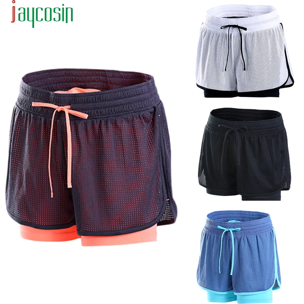2019 JAYCOSIN NEW Women's Sports Shorts Anti Emptied Short Pants for Gym and Outdoor Fitness Body 40# | Женская одежда