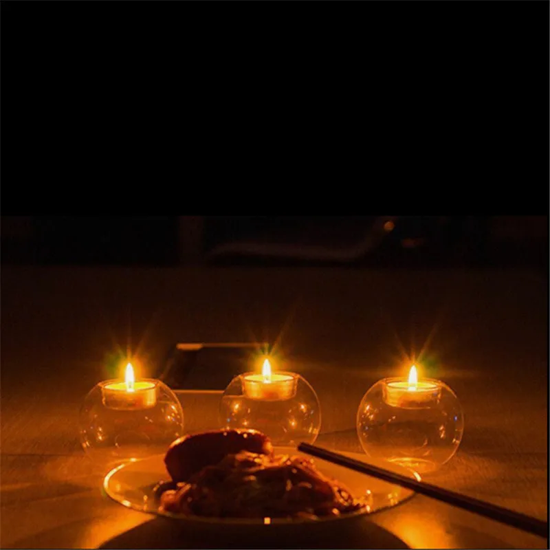 DIY Glass Candle Holder Home Decorations Candlestick Crystal Hanging Party Dinner Decor Hot | Дом и сад
