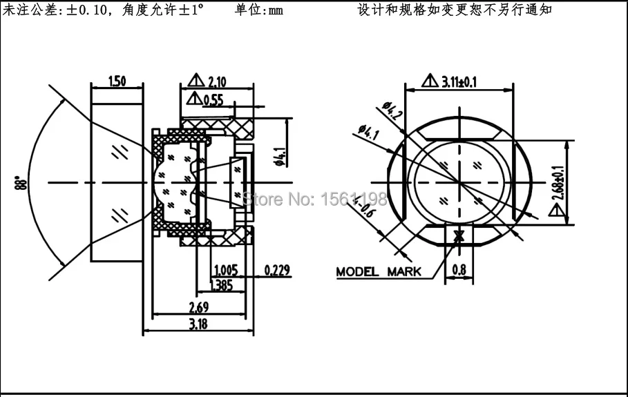 Камера эндоскопа CY304 M3.5 1/13 &quot камера объектив для эндоскопии трубопроводная