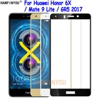 Для Huawei Honor 6XMate 9 LiteGR5 2017 полное покрытие закаленное стекло Защита экрана Ультра тонкая Взрывозащищенная защитная пленка
