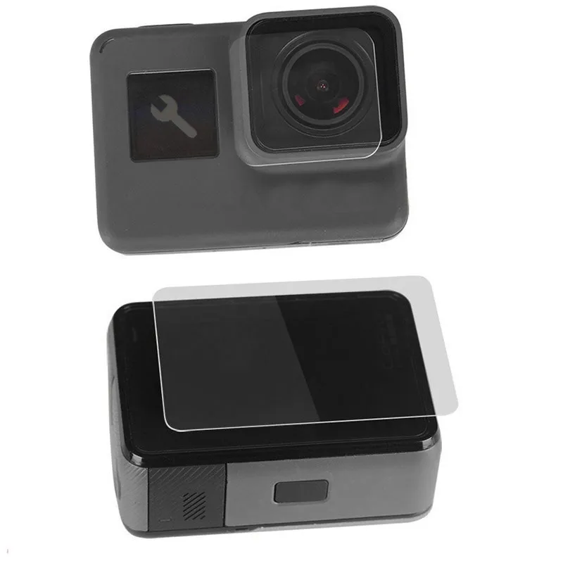Защитная пленка из закаленного стекла чехол для GoPro Hero 7 Black 6 5 Крышка объектива ЖК-экран Защитная крышка Экшн-камера набор аксессуаров