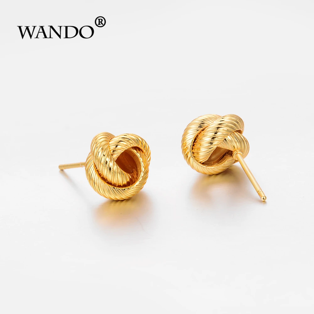 WANDO/оптовая продажа маленькие серьги для детей/девочек/маленьких женщин золотого