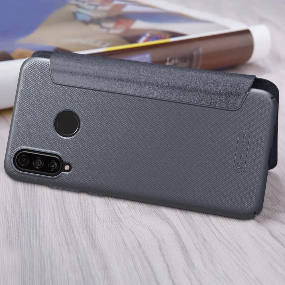 Чехол для Huawei P30 Lite NILLKIN Sparkle откидной кожаный чехол чехлы телефона роскошный