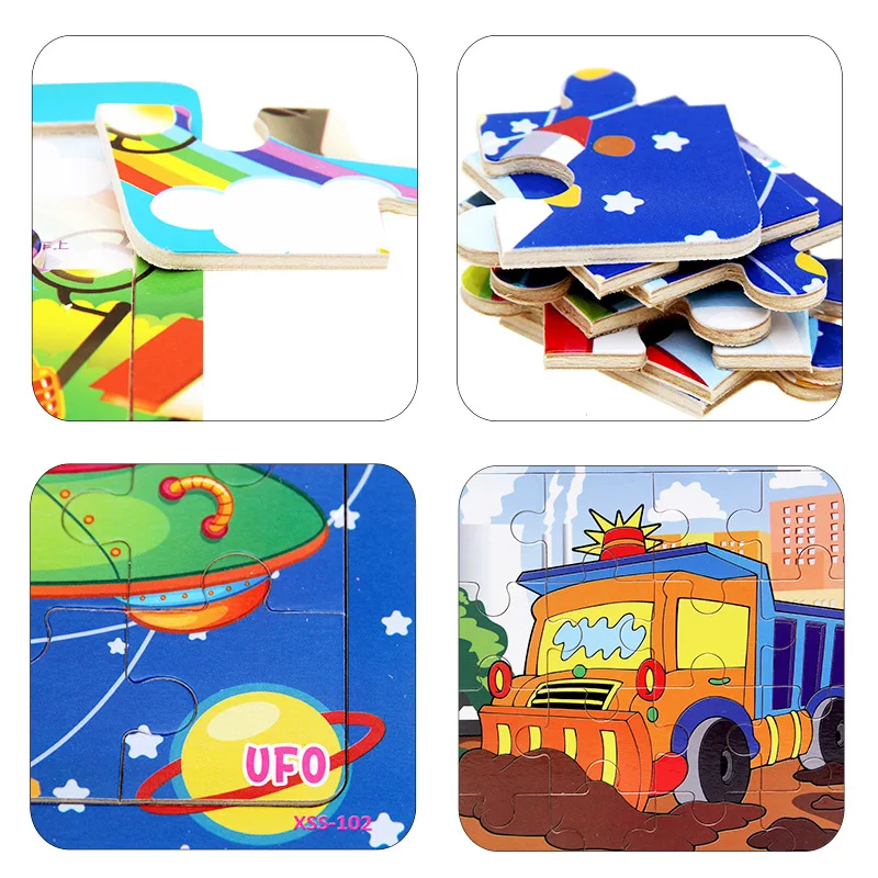 Игрушки Монтессори Обучающие деревянные игрушки для детей раннее обучение 3D