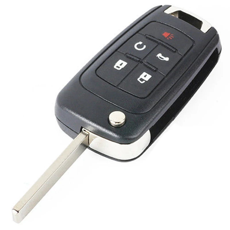 KEYECU флип пульт дистанционного управления автомобильный ключ с 5 кнопками и 315 МГц