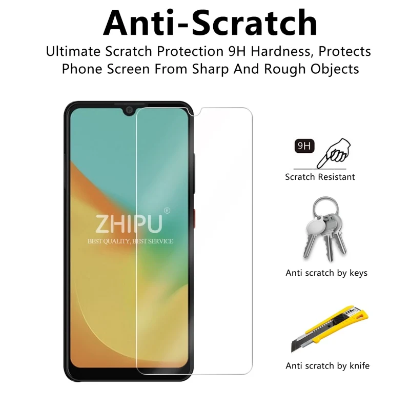 2 шт. закаленное стекло для zte Blade A7 2019 защита экрана 2.5D 9H защитная пленка |