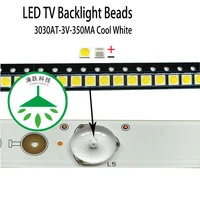 yongyuekeji 100pcslot new led tv backlight high power 3030 3v 350ma 1w cool white lamp beads