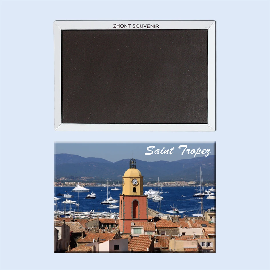France_The_clock_tower_at_the_resort_of_Saint Tropez магниты на холодильник 22123 туристический подарок