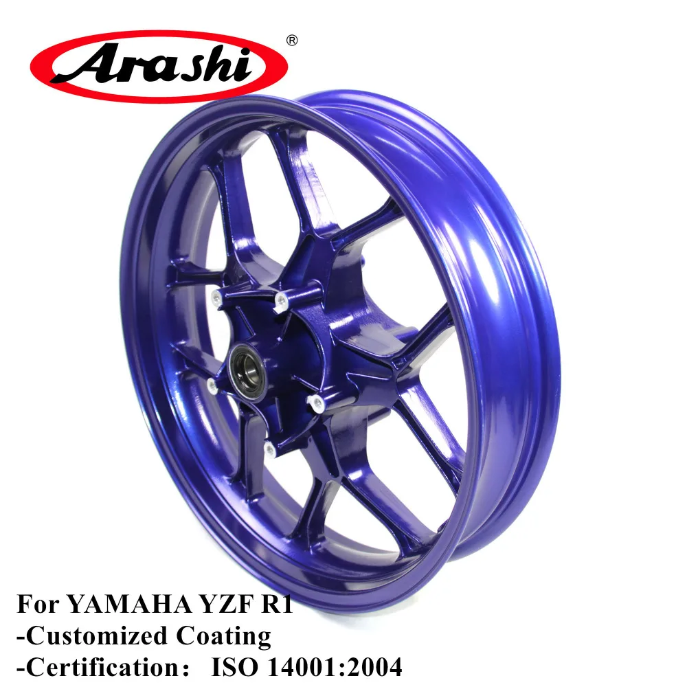 Передний обод Arashi YZF R1 2015 2017 для YAMAHA R 1 2016 15 16 17 передний мотоцикла из алюминиевого