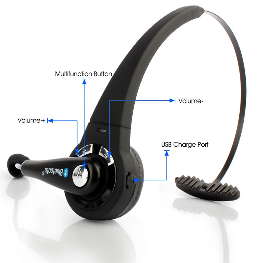 BTH-068 Универсальная Bluetooth Беспроводная профессиональная игровая гарнитура