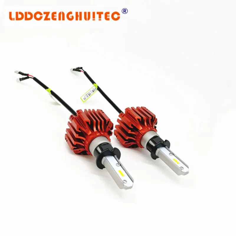 LDDCZENGHUITEC H4 H7 H13 H11 H1 9005 9006 CSP 40 Вт лм все в одном Автомобильные светодиодные передние