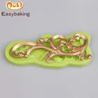 2017 Новый рекламный классический стиль барокко 3D Силиконовые Цветы смоляные формы для украшения торта помадка формы для выпечки Инструменты