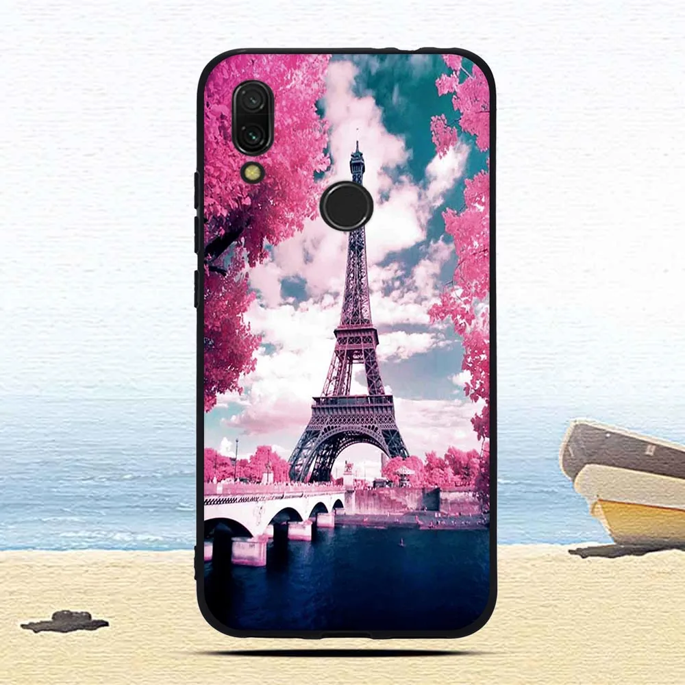 Для Xiaomi Redmi 7 Чехол Redmi 7 чехол Мягкие силиконовые с рисунком задняя крышка для Coque Redmi7 Xiaomi Redmi 7 Чехол для телефона бампер - Цвет: 4