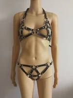 new arrival b761 women harness silver slave bra body chains sexy short underwear chains jewelry silver color