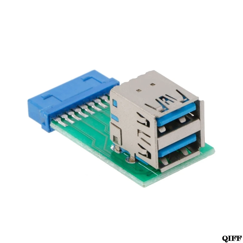 Drop Ship&ampWholesale Internal 20Pin To 2 USB 3.0 A Female Adapter Converter PCB Board Card Extender APR28 | Компьютеры и офис