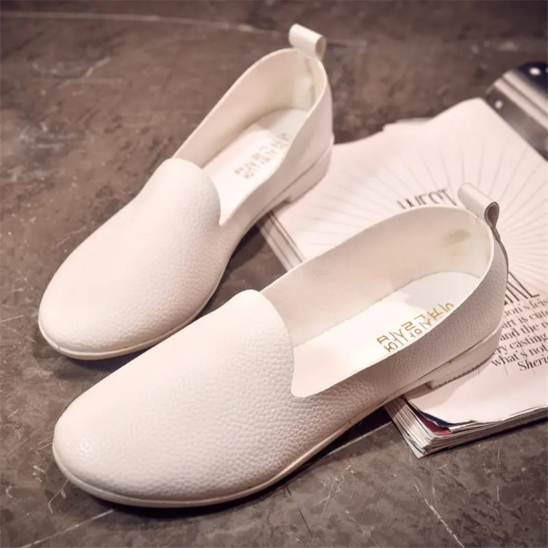 2016 Моды Женщина Квартиры Повседневная Обувь Женщины Мягкие Кожаные Женские