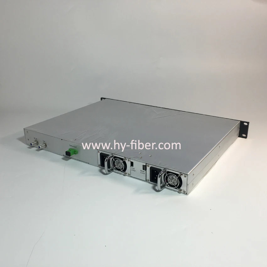 CATV 1310nm Fiber Optical Transmitter Power 30mW(14.5dBm) SC/APC Port Dual Supply HY-21-13T30 | Мобильные телефоны и