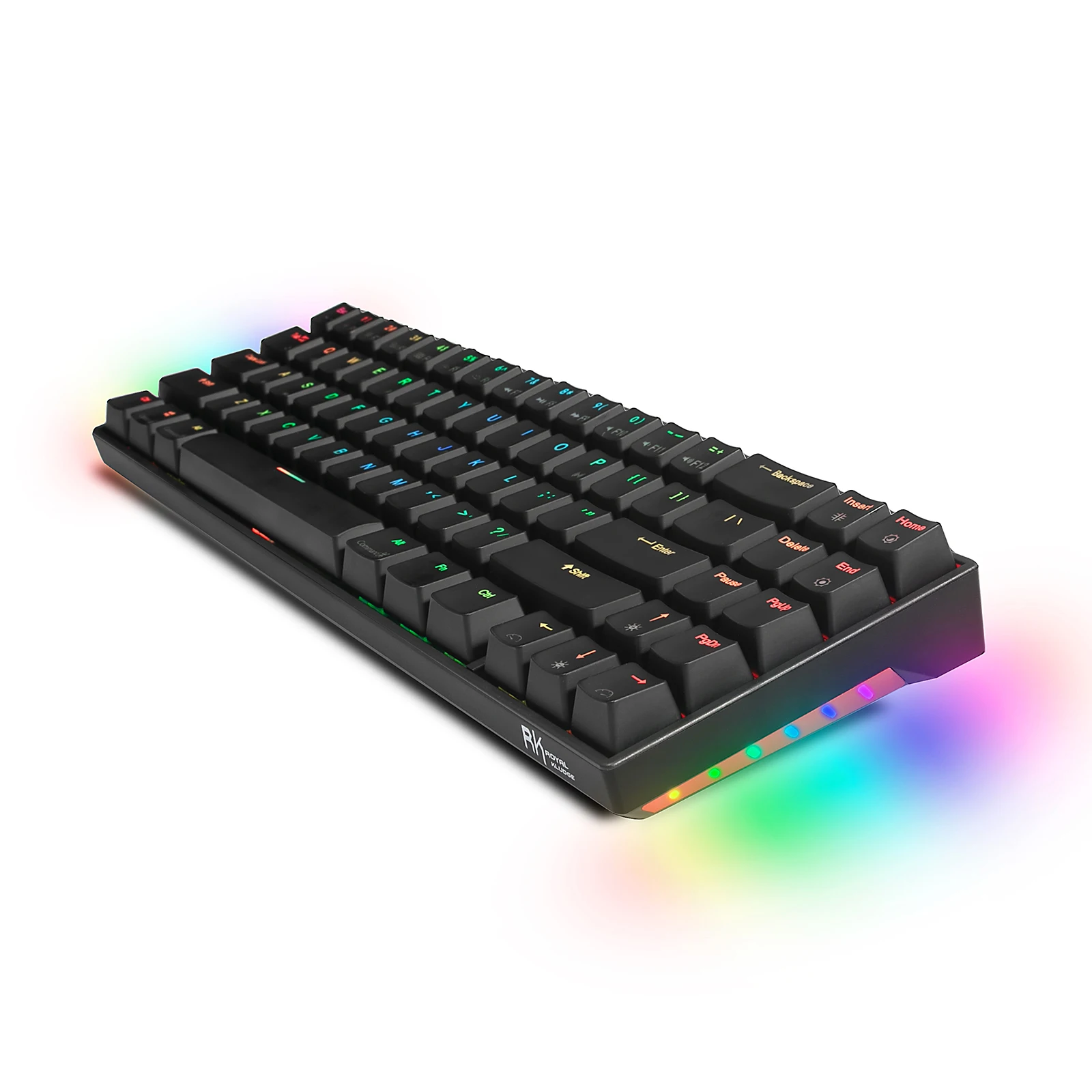 Механическая клавиатура RK71 RGB с подсветкой 71 клавиши маленькая компактная