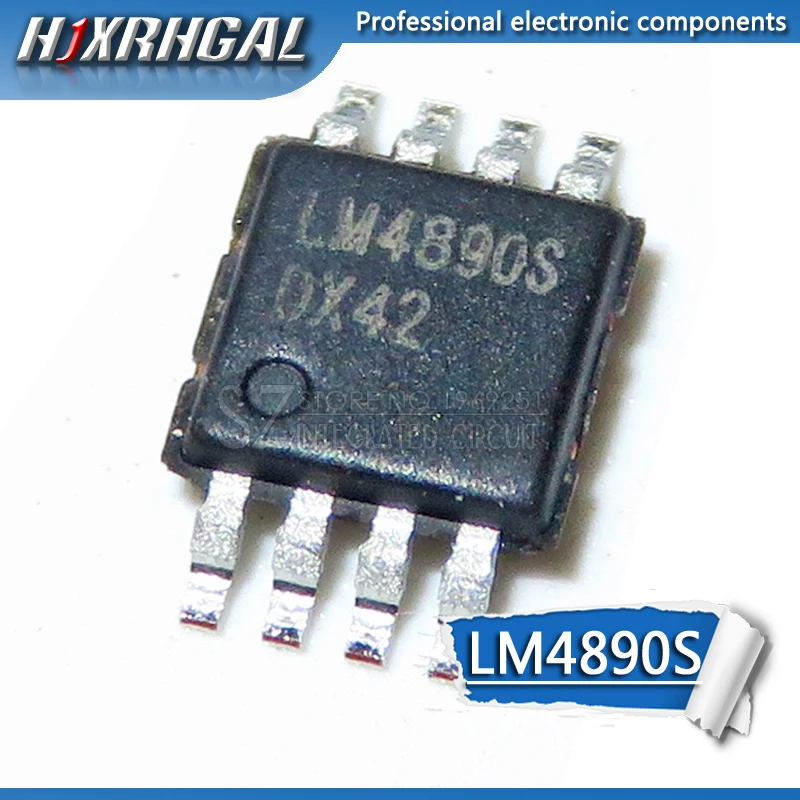 10 шт. LM4890S MSOP8 LM4890 MSOP SMD новый и оригинальный HJXRHGAL|Интегральные схемы| |