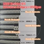 1206 SMD флэш-книга 5% Допуск 170valuesx50 шт = комплект резисторов 8500 шт 0R  10 м 0R-10M