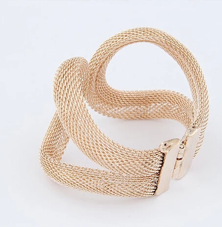 Новый бренд золото Цвет манжеты браслеты для щиколоток панков цепи Brazalete pulseiras