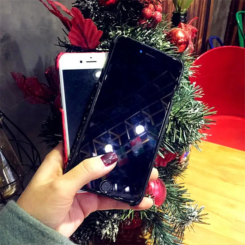 Racahoo Bling Блеск Звезды Телефонные Чехлы для Apple IPhone X 10 8 7 Plus чехол diamond ПК Жесткий