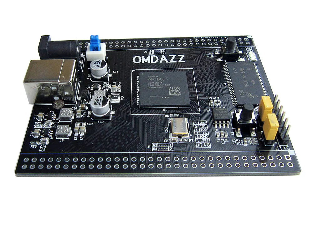 Макетная плата Xilinx FPGA Artix7 системная XC7A35T и расширения IO с 64 битной флеш памятью 32