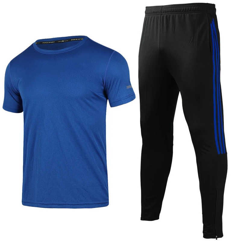 2019 мужские спортивные костюмы Быстросохнущий костюм для бега светоотражающая