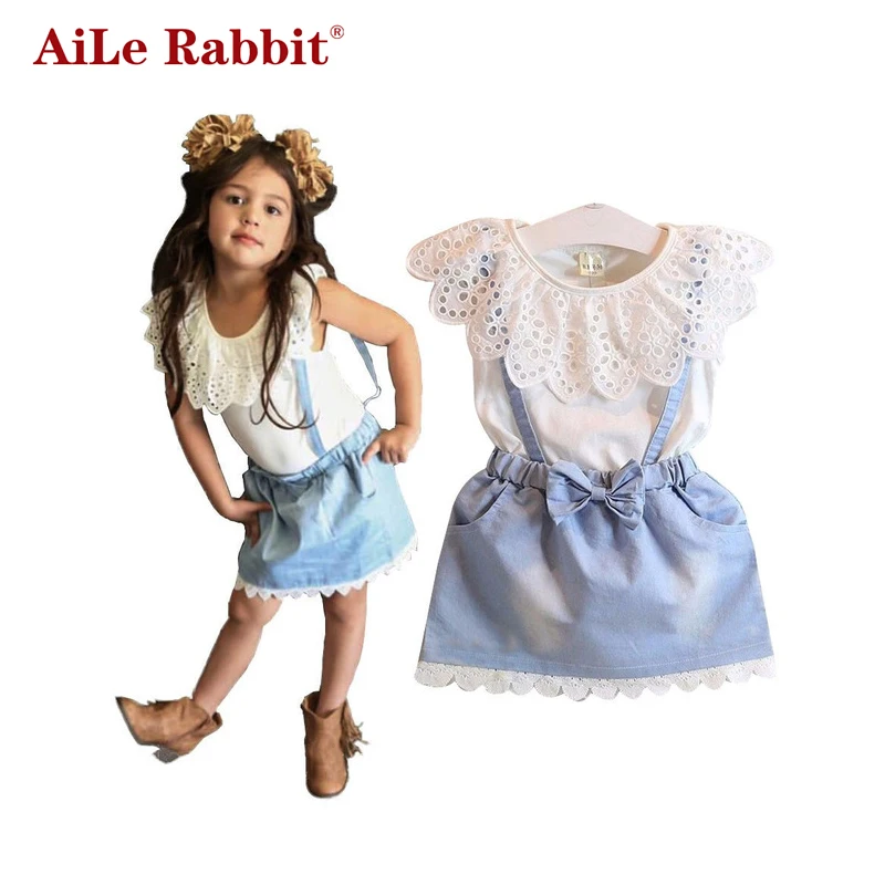 Aile Rabbit/Детские платья для девочек, платье без рукавов для девочек брендовый жилет с блестками детская одежда принцессы для свадебной вечеринки летняя одежда для детей от 3 до 7 лет