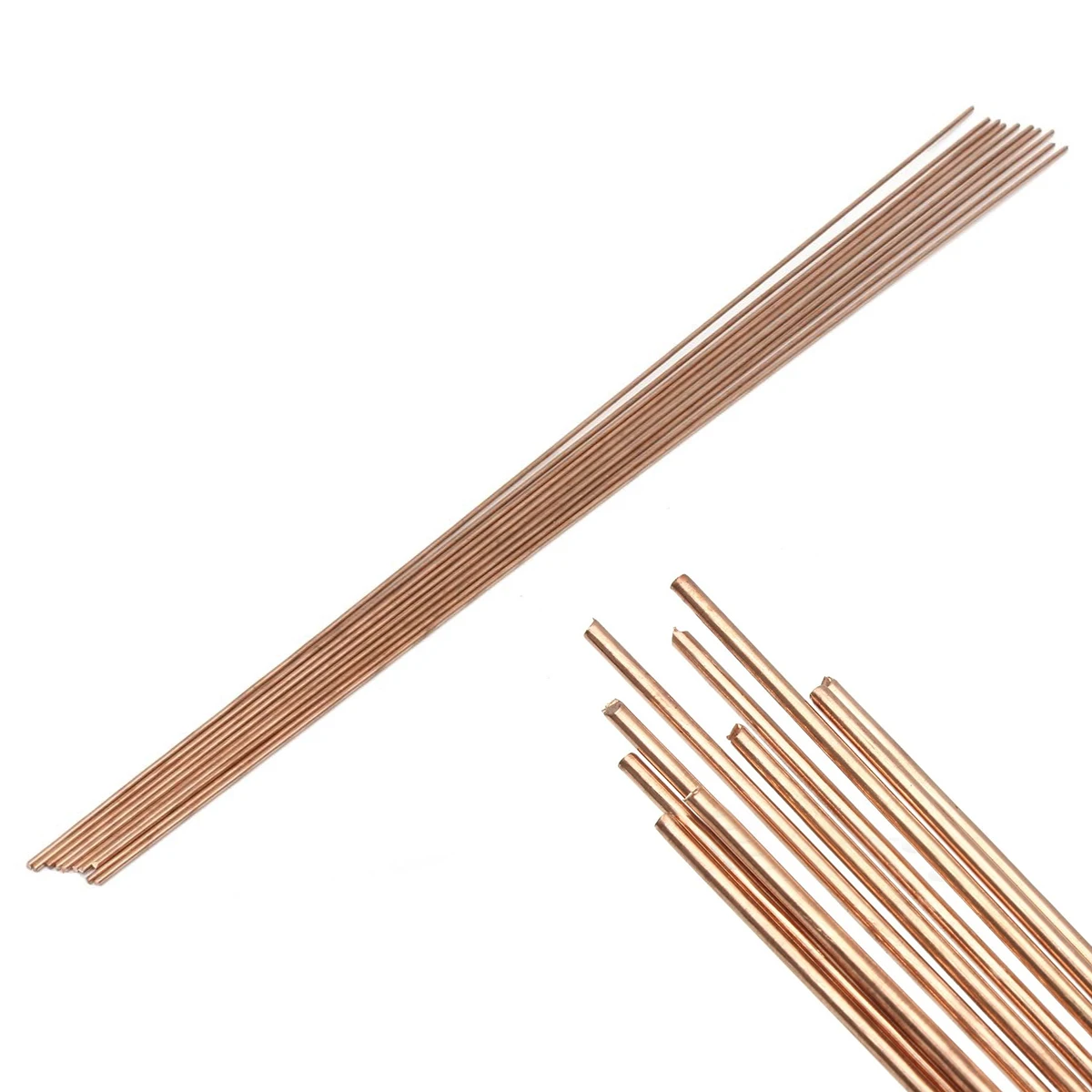 

10 шт. новый твердый круглый газовый бронзовый стержень из красной меди для заклепочной резки 1,6*330 мм