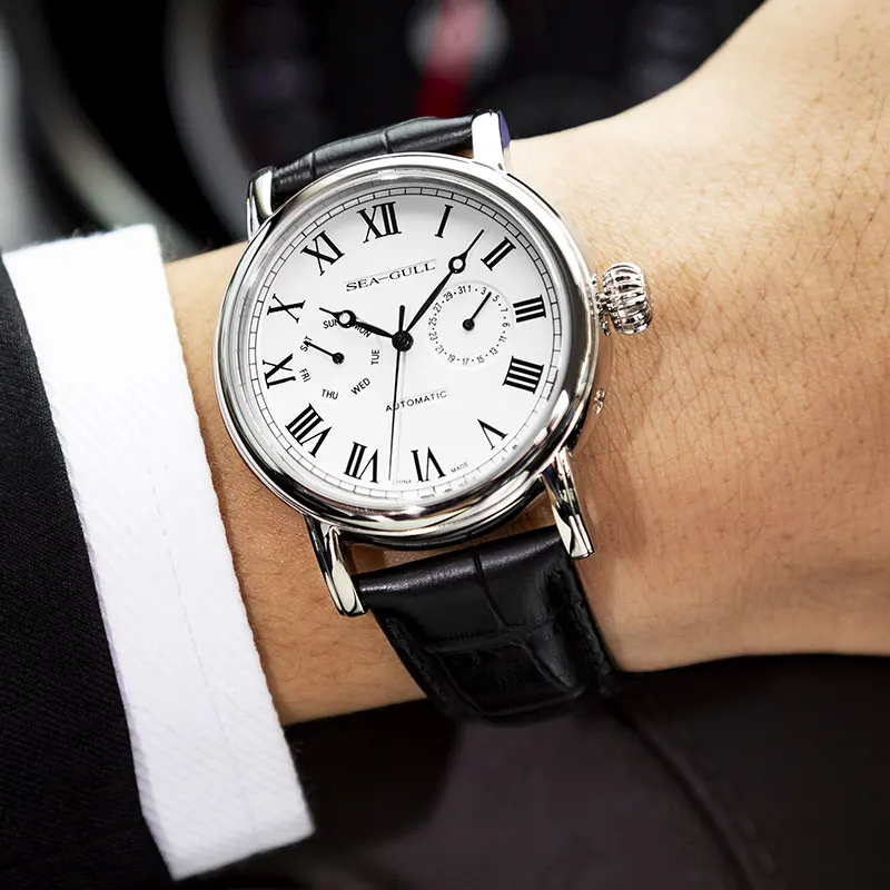 Genuine Seagull watch men 819.11.5126 Automatic Mechanical Men's Watch Self Winding date and week display