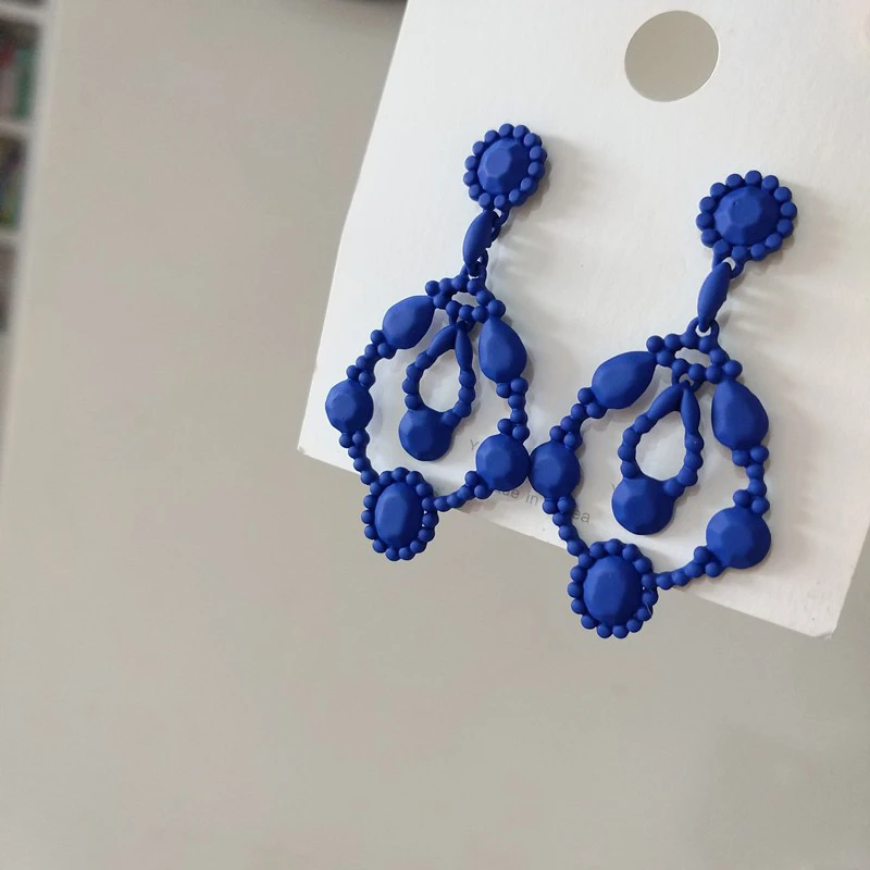 Женские длинные серьги Peri'sBox винтажные серьги-капельки в стиле барокко с