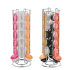 Высококачественный металлический держатель для кофейных капсул башня Хромированная Подставка для хранения кофейных капсул Dolce Gusto Capsule 2019