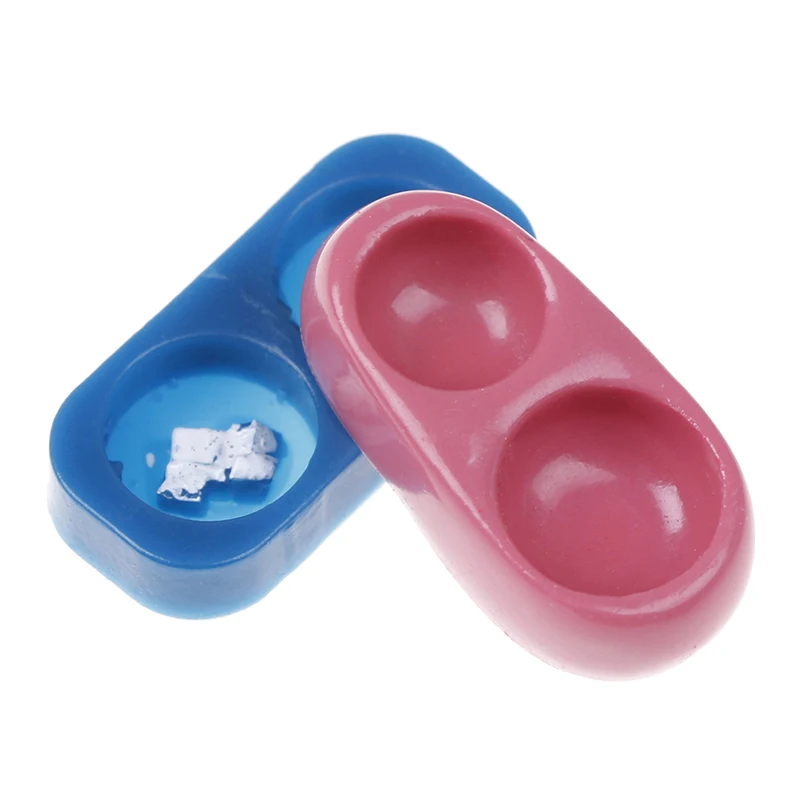 Мини-игрушечная тарелка для собак и кошек имитация мебели Миниатюрные